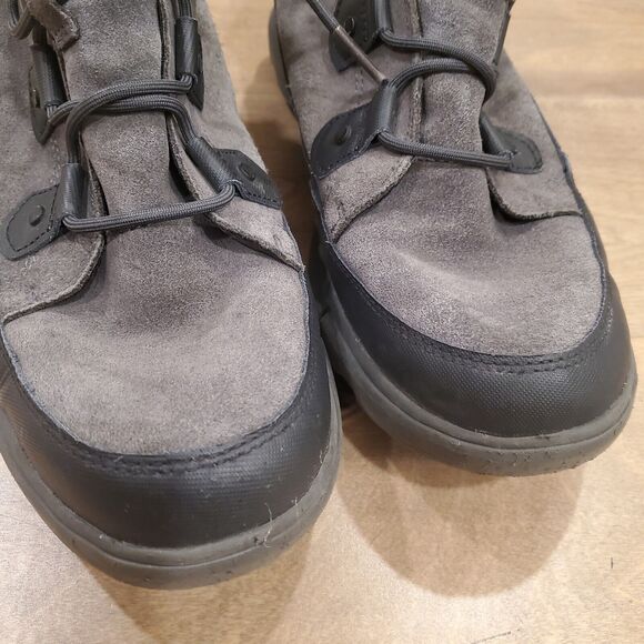 Sorel Explorer Waterproof Winter Boots, Black Gray, Men's 10 (Fits Like 9.5) - Picture 6 of 11